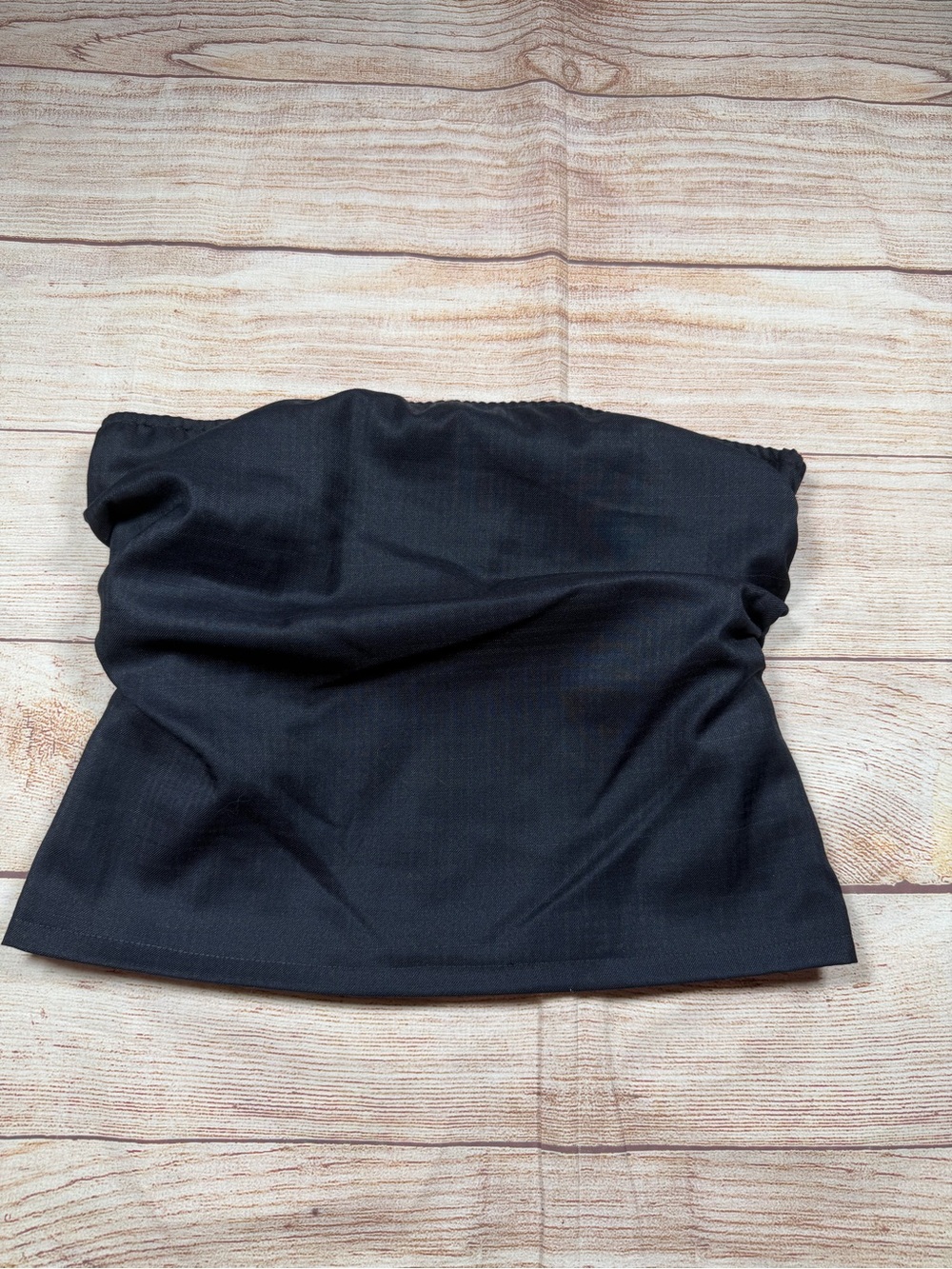 Lioness Navy Plaid Strapless‎ Tube Top - Academia, Preppy